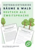 Vorschau - Stundenentwürfe - DaZ/DaF Thema Bäume und Wald // Arbeitsblätter & Stundenverlauf - Deckblatt