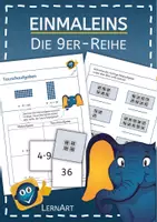 Vorschau - Arbeitsblätter - Einmaleins - Die 9er-Reihe verstehen und automatisieren - Deckblatt
