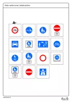 Vorschau - Mal- und Bastelvorlagen - Materialpaket "Verkehrszeichen für die Radfahrprüfung" - Seite 2