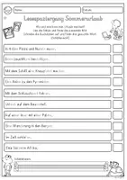 Vorschau - Unterrichtsreihen - Sommer Lesespaziergang, Lesen 1.Klasse, 2.Klasse, 3.Klasse Sommerferien - Seite 2