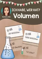 Vorschau - Spiele - Ich habe, wer hat? -Volumen- (ml, cl, dl, l) - Deckblatt