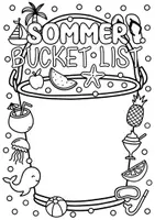 Vorschau - Arbeitsblätter - Meine Sommer Bucket List - Vorhaben für die Sommerferien - Seite 3