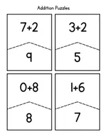 Aperçu - Préparation de séance / Séance complète - Addition Puzzles +9 fiches d'activités - Page 3