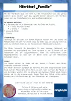 Vorschau - Arbeitsblätter - AnybookPro Material: Hörrätsel Familie - Seite 1