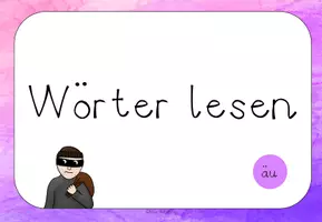 Vorschau - Interaktives Material - Wörter lesen interaktiv - Lautverbindung äu - Seite 3