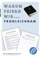 Vorschau - Stundenentwürfe - Warum feiern wir Fronleichnam? - Vollständiges Material - Deckblatt