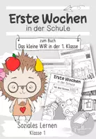 Vorschau - Arbeitsblätter - Erste Wochen in der Schule | zum Buch "Das kleine WIR in der ersten Klasse" - Deckblatt