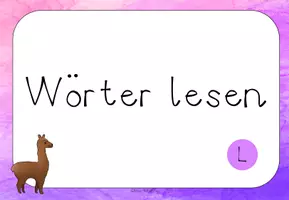 Vorschau - Interaktives Material - Wörter lesen interaktiv - Buchstabe L - Seite 3