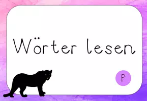 Vorschau - Aufgabenkarten - Wörter lesen interaktiv - Buchstabe P - Seite 3