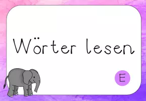 Vorschau - Interaktives Material - Wörter lesen interaktiv- Buchstabe E - Seite 3