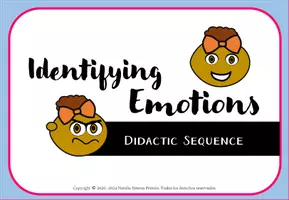Vista previa - Unidades / Secuencias / Situaciones de Aprendizaje - Identifying Emotions - Didactic Sequence PORTADA - página 1