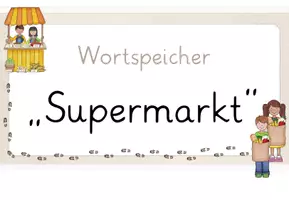 Vorschau - Fördermaterial/Inklusion - Wortspeicher:Einkaufen, Geld, Supermarkt - Seite 2