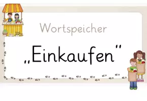 Vorschau - Fördermaterial/Inklusion - Wortspeicher:Einkaufen, Geld, Supermarkt - Seite 3