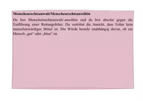 Vorschau - Unterrichtsreihen - Rechtsstaat Rettungsfolter (Dilemma) - Seite 3