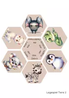 Vorschau - Spiele - 5 Legespiele Thema Tiere (DaZ, Wortschatz, Anfangsunterricht) - Seite 3