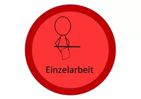 Vorschau - Bildkarten - Sozialformen Schild Gruppenarbeit Partnerarbeit Einzelarbeit - Seite 3