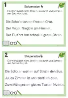 Vorschau - Arbeitsblätter - Stolpersätze Klasse 1 Kartei 4 Lesen - Seite 3