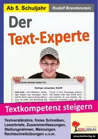 Vorschau - Arbeitsblätter - Der Text-Experte – Leicht verständliche Texte zur Selbsterarbeitung | Deutsch Sekundarstufe I Klasse 5–8 | Leseverstehen, Textarbeit, Sprachkompetenz, Stationenlernen, Freiarbeit - Deckblatt