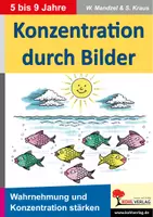Vorschau - Arbeitsblätter - Konzentration durch Bilder | Sachunterricht Deutsch Kindergarten Vorschule Grundschule Klasse 1-4 | Wahrnehmung, Sprachförderung, genaues Sehen, Bildbetrachtung - Deckblatt