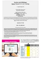 Vorschau - Merkblätter - Kochen nach Bildfolgen Band 2 – Rezepte für Klasse 7–8 | AES, Hauswirtschaft, Sekundarstufe I+II, Klasse 7–13 | Kochunterricht, Bildfolgen, Einkaufsliste, Inklusion - Seite 1