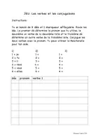 Vorschau - Arbeitsblätter - Französisch: Les verbes et les conjugaisons - Un jeu de dés - Seite 2