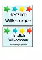 Vorschau - Bildkarten - Lernentwicklungsgespräch LEG 14 Bildkarten zum Ablauf - Seite 1