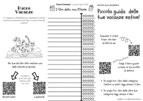 anteprima - Esercizi - Estate alla scoperta (tessera punti) - Pagina di copertina