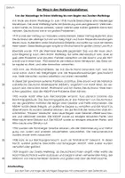 Vorschau - Arbeitsblätter - AB_Text "Der Weg in den Nationalsozialismus" + Zeitstrahl inkl. Lösung - Deckblatt