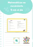 Vista previa - Refuerzo / NEE / Materiales de apoyo - Matemáticas en movimiento: 5 minutos al día - Portada