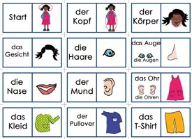 Vorschau - Spiele - Domino Personenbeschreibung DaZ Freebie - Seite 1