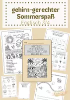 Vorschau - Arbeitsblätter - Materialpaket gehirn-gerechter Sommerspaß Klasse 3-6 - Seite 1