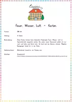 Vorschau - Bildkarten - Feuer, Wasser, Luft - Karten/ Sportspiel - Seite 1