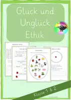 Vorschau - Stundenentwürfe - Glück und Unglück Ethik - Deckblatt