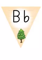 Vorschau - Mal- und Bastelvorlagen - Buchstaben Wimpel / Girlande DCH Basisschrift - Seite 2