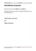 Vorschau - Test - Schriftlicher Ausdruck, Telc B2, Übungstest 4 - Deckblatt