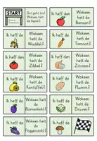 Vorschau - Spiele - Lesepiel Aavt un Grööntüüch / Obst und Gemüse - Seite 1