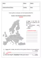 Vorschau - Test - Probe Europa im Fach Gesellschaftslehre - Deckblatt