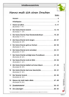Vorschau - Arbeitsblätter - Hanno malt sich einen Drachen Literaturseiten | Lektürebegleitung, Lesekompetenz, Textverständnis, Grammatik, Rechtschreibung | Deutsch Grundschule Klasse 1-3 Lösungen - Seite 2
