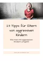 Vorschau - Poster - Infoguide aggressive Kinder- 23 Tipps - Deckblatt