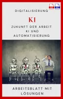 Vorschau - Arbeitsblätter - Zukunft der Arbeit - KI und Automatisierung - Arbeitsblatt mit Lösungen - Deckblatt