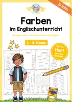 Vorschau - Arbeitsblätter - Materialpaket: Farben auf Englisch (10 Arbeitsblätter) - Deckblatt