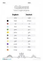 Vorschau - Arbeitsblätter - Materialpaket: Farben auf Englisch (10 Arbeitsblätter) - Seite 2