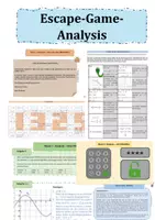 Vorschau - Arbeitsblätter - Mathe Escape Game zum Thema Analysis (Aufgaben mit und ohne Hilfsmittel) - Deckblatt