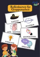 Vorschau - Aufgabenkarten - ⏰ Rollenkarten für Gruppenarbeit in der Grundschule! - Deckblatt