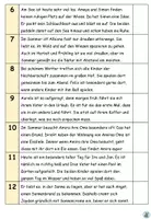 Vorschau - Arbeitsblätter - Lesespaziergang L3 "Was machen die Kinder im Sommer?" DaZ / DaF / Deutsch - Seite 2