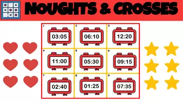 Vista previa - Juegos / Gamificación - What Time Is It? - Noughts and Crosses Game - página 2