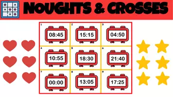Vista previa - Juegos / Gamificación - What Time Is It? - Noughts and Crosses Game - página 3