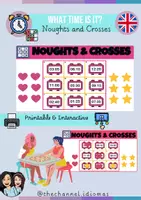 Vista previa - Juegos / Gamificación - What Time Is It? - Noughts and Crosses Game - Portada