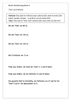 Vorschau - Arbeitsblätter - Materialpaket Mathe Wiederholung 5 + 6 mit Lösung - Seite 3