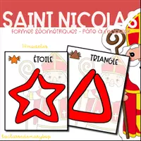 Aperçu - Fiches - Saint Nicolas - Formes géométriques pâte à modeler - Page de couverture
